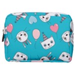 Birtay Cats Bunnies, Koteto Make Up Pouch (Medium)