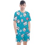 Birtay Cats Bunnies, Koteto Men s Mesh T-Shirt and Shorts Set