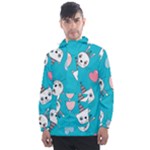 Birtay Cats Bunnies, Koteto Men s Front Pocket Pullover Windbreaker