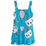 Birtay Cats Bunnies, Koteto Kids  Layered Skirt Swimsuit