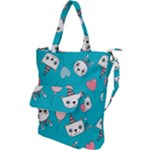 Birtay Cats Bunnies, Koteto Shoulder Tote Bag