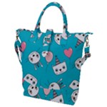 Birtay Cats Bunnies, Koteto Buckle Top Tote Bag