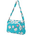 Birtay Cats Bunnies, Koteto Front Pocket Crossbody Bag