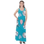 Birtay Cats Bunnies, Koteto Sleeveless Velour Maxi Dress