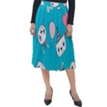 Birtay Cats Bunnies, Koteto Classic Velour Midi Skirt 