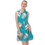 Birtay Cats Bunnies, Koteto Sleeveless Shirt Dress