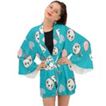 Birtay Cats Bunnies, Koteto Long Sleeve Kimono