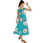 Birtay Cats Bunnies, Koteto Summer Maxi Dress