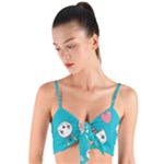 Birtay Cats Bunnies, Koteto Woven Tie Front Bralet