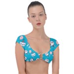 Birtay Cats Bunnies, Koteto Cap Sleeve Ring Bikini Top