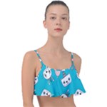 Birtay Cats Bunnies, Koteto Frill Bikini Top