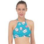 Birtay Cats Bunnies, Koteto Halter Bikini Top