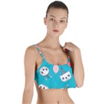 Birtay Cats Bunnies, Koteto Layered Top Bikini Top 