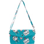 Birtay Cats Bunnies, Koteto Removable Strap Clutch Bag