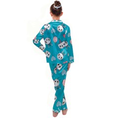 Kids  Satin Long Sleeve Pajamas Set 