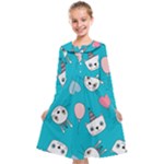 Birtay Cats Bunnies, Koteto Kids  Midi Sailor Dress