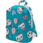 Birtay Cats Bunnies, Koteto Zip Up Backpack