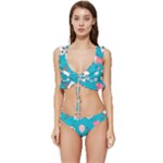 Birtay Cats Bunnies, Koteto Low Cut Ruffle Edge Bikini Set