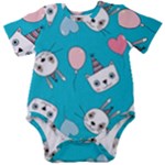 Birtay Cats Bunnies, Koteto Baby Short Sleeve Bodysuit