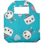 Birtay Cats Bunnies, Koteto Foldable Grocery Recycle Bag