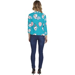 Women s Casual 3/4 Sleeve Spring Jacket 