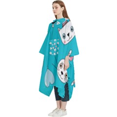 Women s Hooded Rain Ponchos 