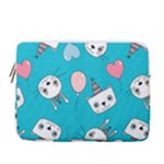 Birtay Cats Bunnies, Koteto 13  Vertical Laptop Sleeve Case With Pocket