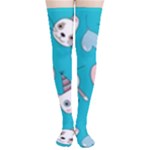 Birtay Cats Bunnies, Koteto Thigh High Stockings