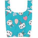 Birtay Cats Bunnies, Koteto Foldable Shopping Bag