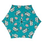 Birtay Cats Bunnies, Koteto Automatic Folding Umbrella with Case (Small)