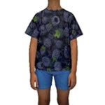 Blackberry Fruit, Fruit Kids  Short Sleeve Swimwear