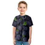 Blackberry Fruit, Fruit Kids  Sport Mesh T-Shirt