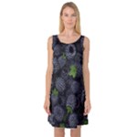 Blackberry Fruit, Fruit Sleeveless Satin Nightdress