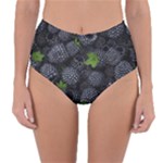 Blackberry Fruit, Fruit Reversible High-Waist Bikini Bottoms