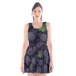 Blackberry Fruit, Fruit Scoop Neck Skater Dress