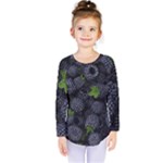 Blackberry Fruit, Fruit Kids  Long Sleeve T-Shirt