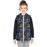 Blackberry Fruit, Fruit Kids  Hooded Puffer Vest