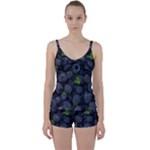 Blackberry Fruit, Fruit Tie Front Two Piece Tankini