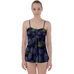 Blackberry Fruit, Fruit Babydoll Tankini Set