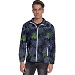 Blackberry Fruit, Fruit Men s High Neck Windbreaker