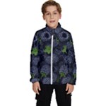 Blackberry Fruit, Fruit Kids  High Neck Windbreaker