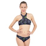 Blackberry Fruit, Fruit High Neck Bikini Set