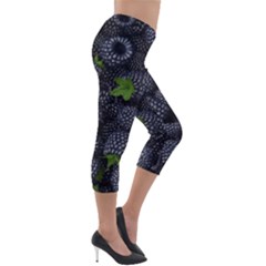 Lightweight Velour Capri Leggings  