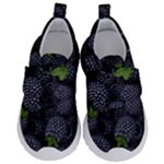 Blackberry Fruit, Fruit Kids  Velcro No Lace Shoes