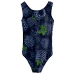 Blackberry Fruit, Fruit Kids  Cut-Out Back One Piece Swimsuit