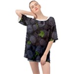 Blackberry Fruit, Fruit Oversized Chiffon Top