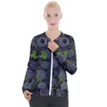 Blackberry Fruit, Fruit Casual Zip Up Jacket