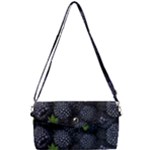 Blackberry Fruit, Fruit Removable Strap Clutch Bag