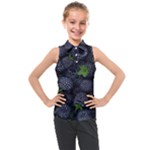 Blackberry Fruit, Fruit Kids  Sleeveless Polo T-Shirt