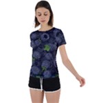 Blackberry Fruit, Fruit Back Circle Cutout Sports T-Shirt